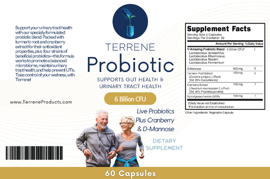 Probiotic Label Yellow